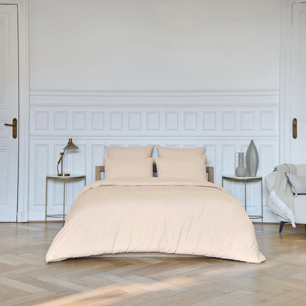 Housse De Couette Amance - Percale De Coton - Ivoire