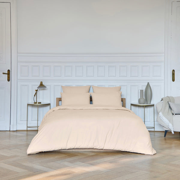 Housse De Couette Amance - Percale De Coton - Ivoire
