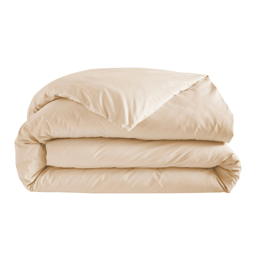 Housse De Couette Amance - Percale De Coton - Ivoire
