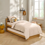 Housse De Couette Amance - Percale De Coton - Ivoire