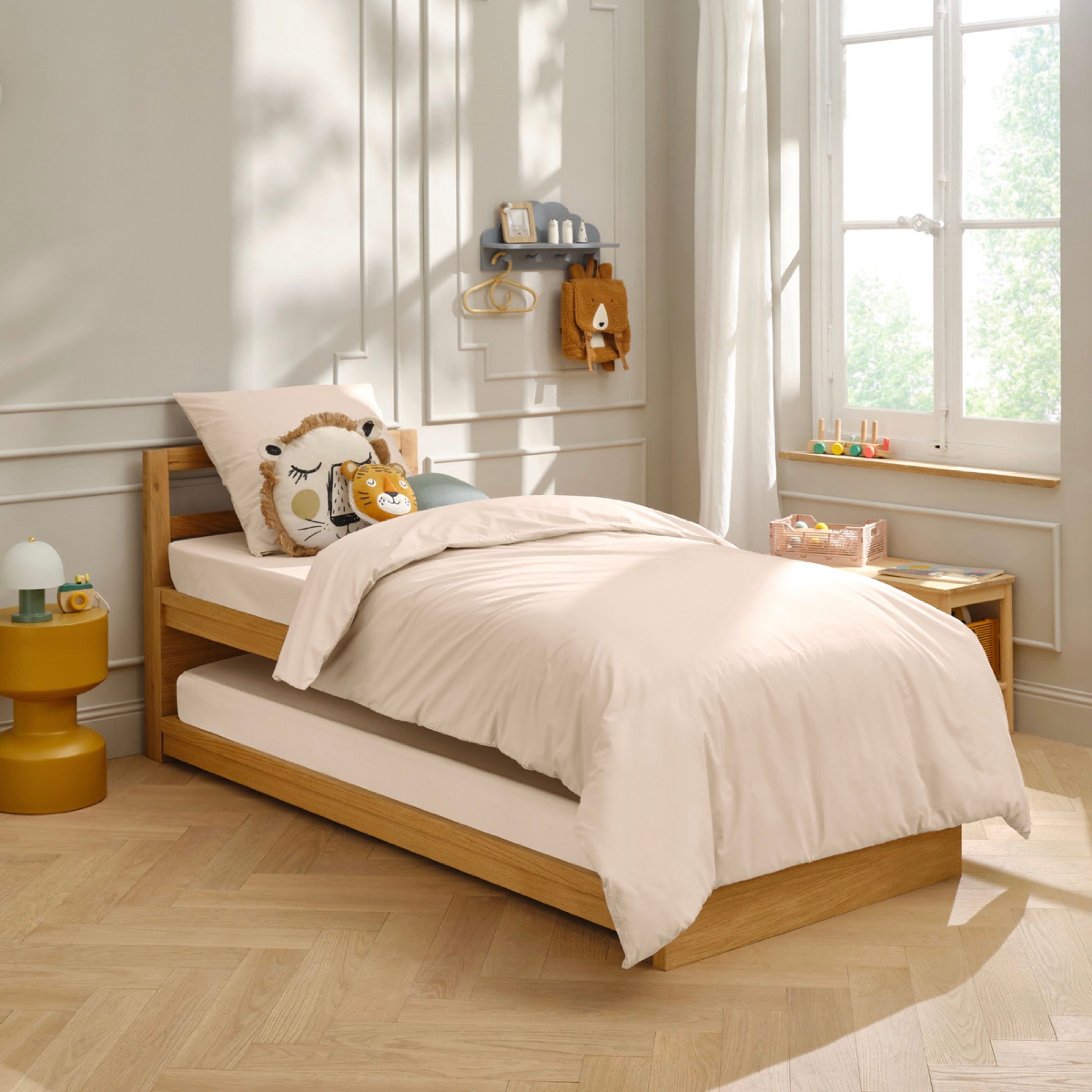 Housse De Couette Amance - Percale De Coton - Ivoire