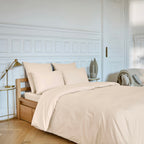 Housse De Couette Amance - Percale De Coton - Ivoire