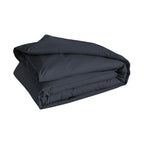 Housse De Couette Amance - Percale De Coton - Noir