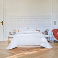 Housse De Couette Brunelle - 100% Lin Lavé - Blanc