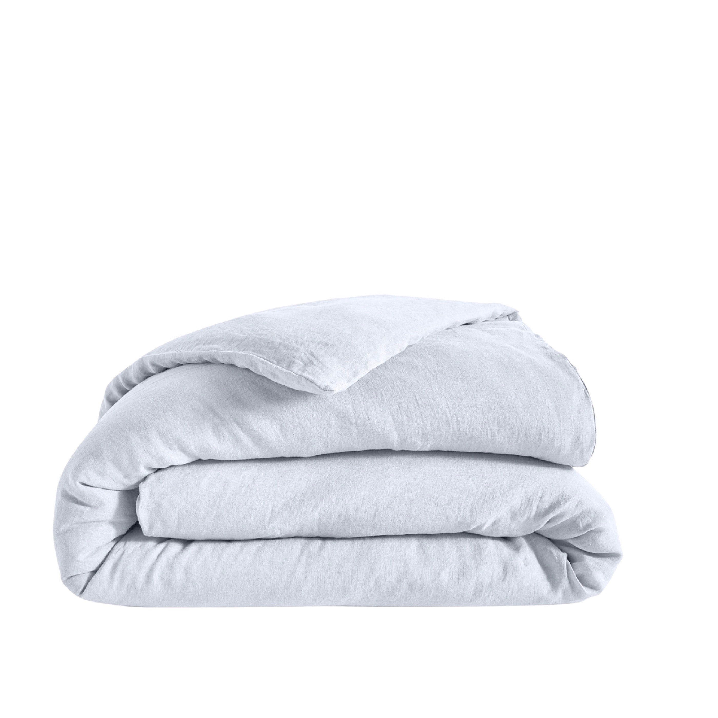 Housse De Couette Brunelle - 100% Lin Lavé - Blanc