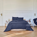 Housse De Couette Brunelle - 100% Lin Lavé - Bleu De Chine