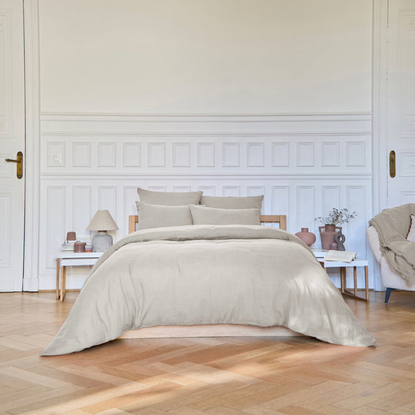 Housse De Couette Brunelle - 100% Lin Lavé - Naturel