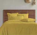 Housse De Couette Satin - Safran - Perle De Coton - The Bradery