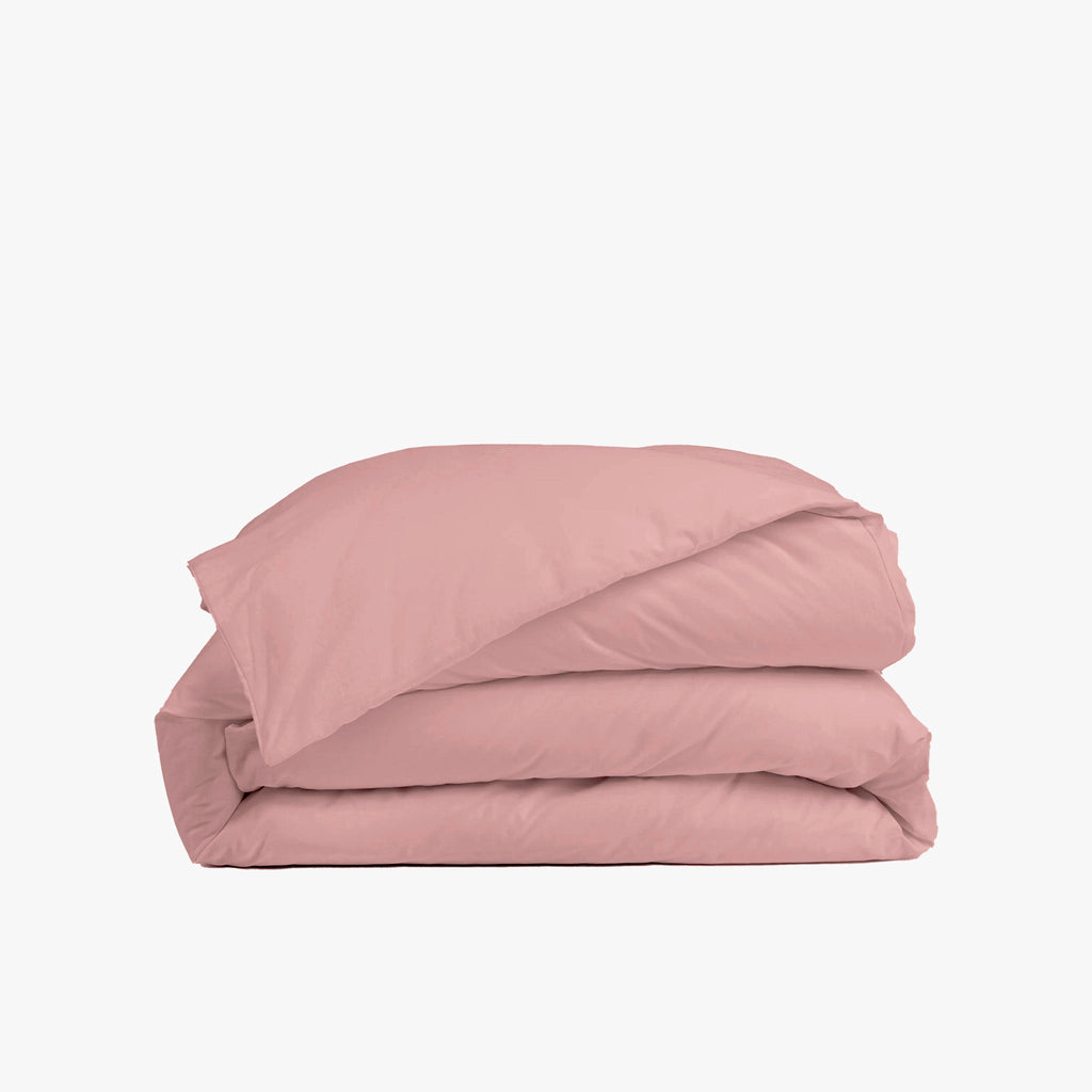 Housse De Couette Percale De Coton - Rose