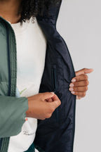 Certified recycled polyester jacket for women