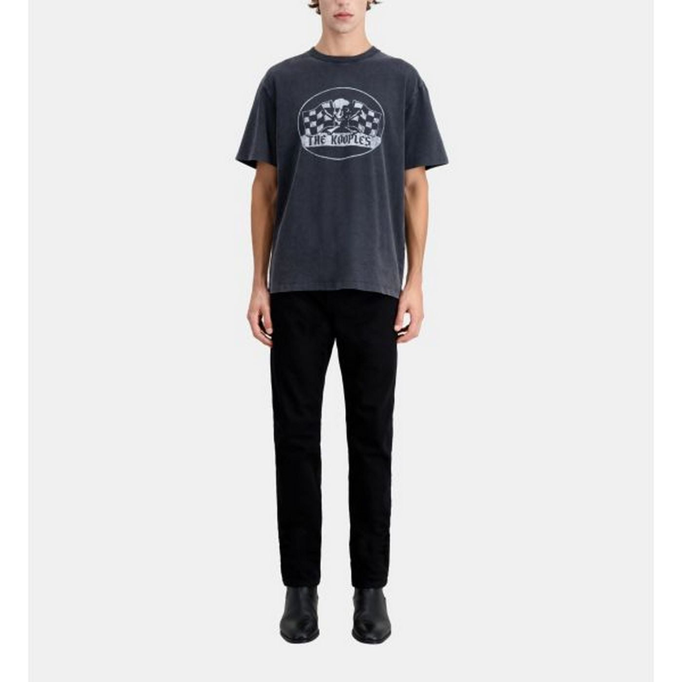 The Kooples - T-Shirt Manches Courtes Avec Print Vintage Sport - Homme