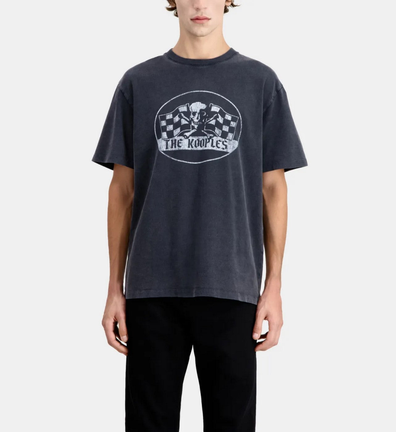 The Kooples - T-Shirt Manches Courtes Avec Print Vintage Sport - Homme