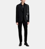 Veste De Costume En Laine - Noir - Homme
