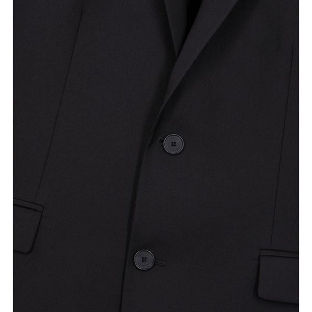 Veste De Costume En Laine - Noir - Homme