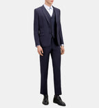The Kooples - Veste De Costume En Laine - Bleu Marine - Homme