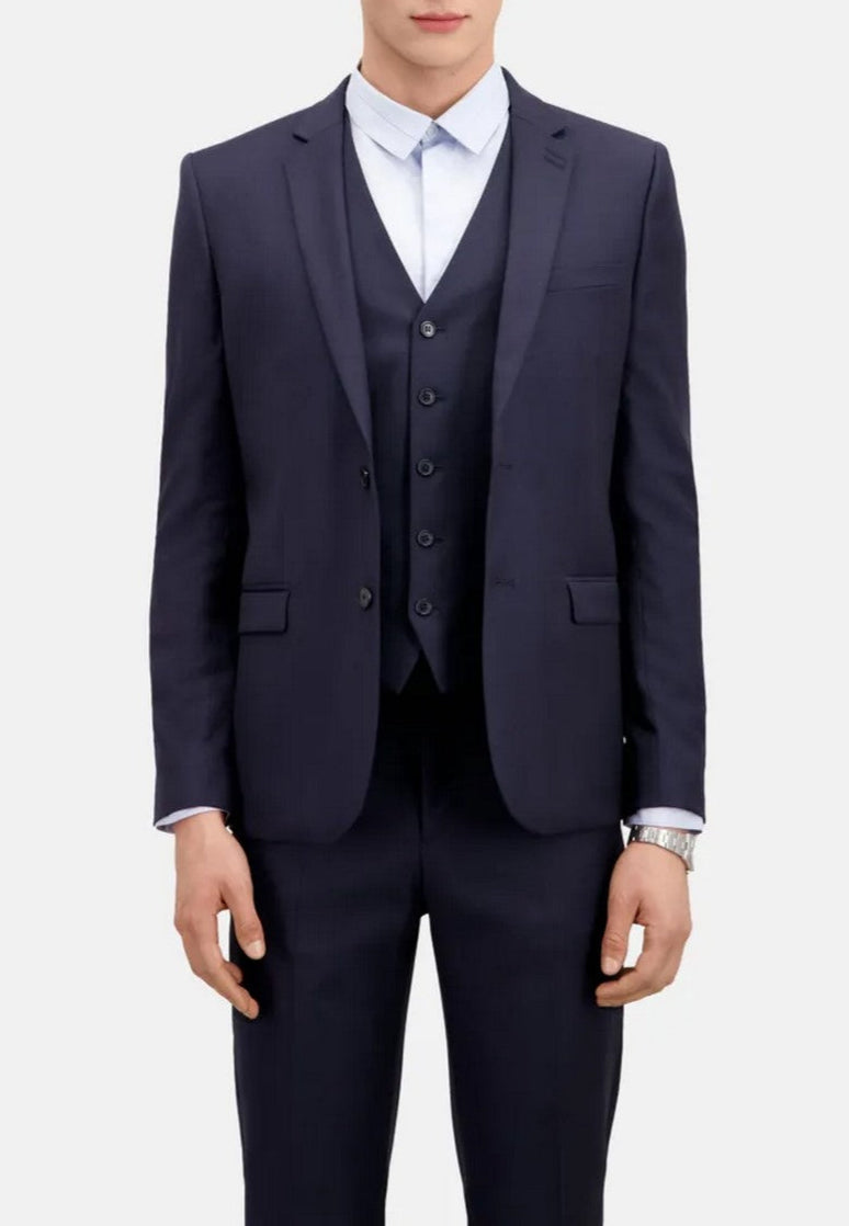 The Kooples - Veste De Costume En Laine - Bleu Marine - Homme