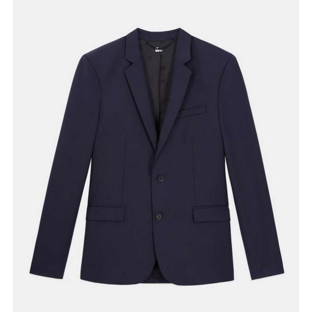 The Kooples - Veste De Costume En Laine - Bleu Marine - Homme