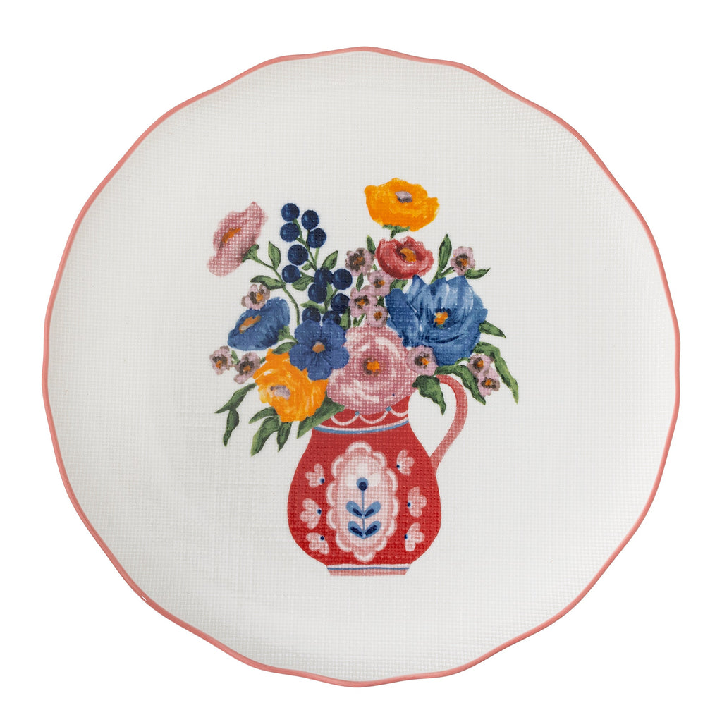 Dorothy - Plat À Gâteau - Multicolore - Grès