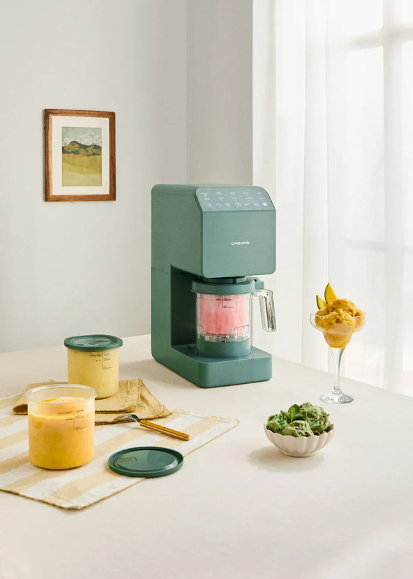 Ice Cream Maker Studio - Sorbetière Multifonction 600Ml - 3 Pots - Sauge