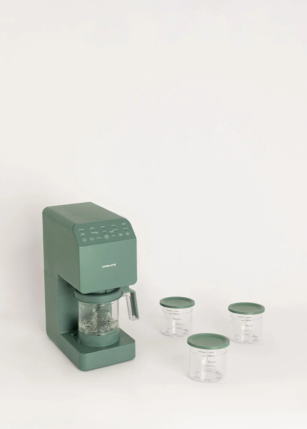 Ice Cream Maker Studio - Sorbetière Multifonction 600Ml - 3 Pots - Sauge