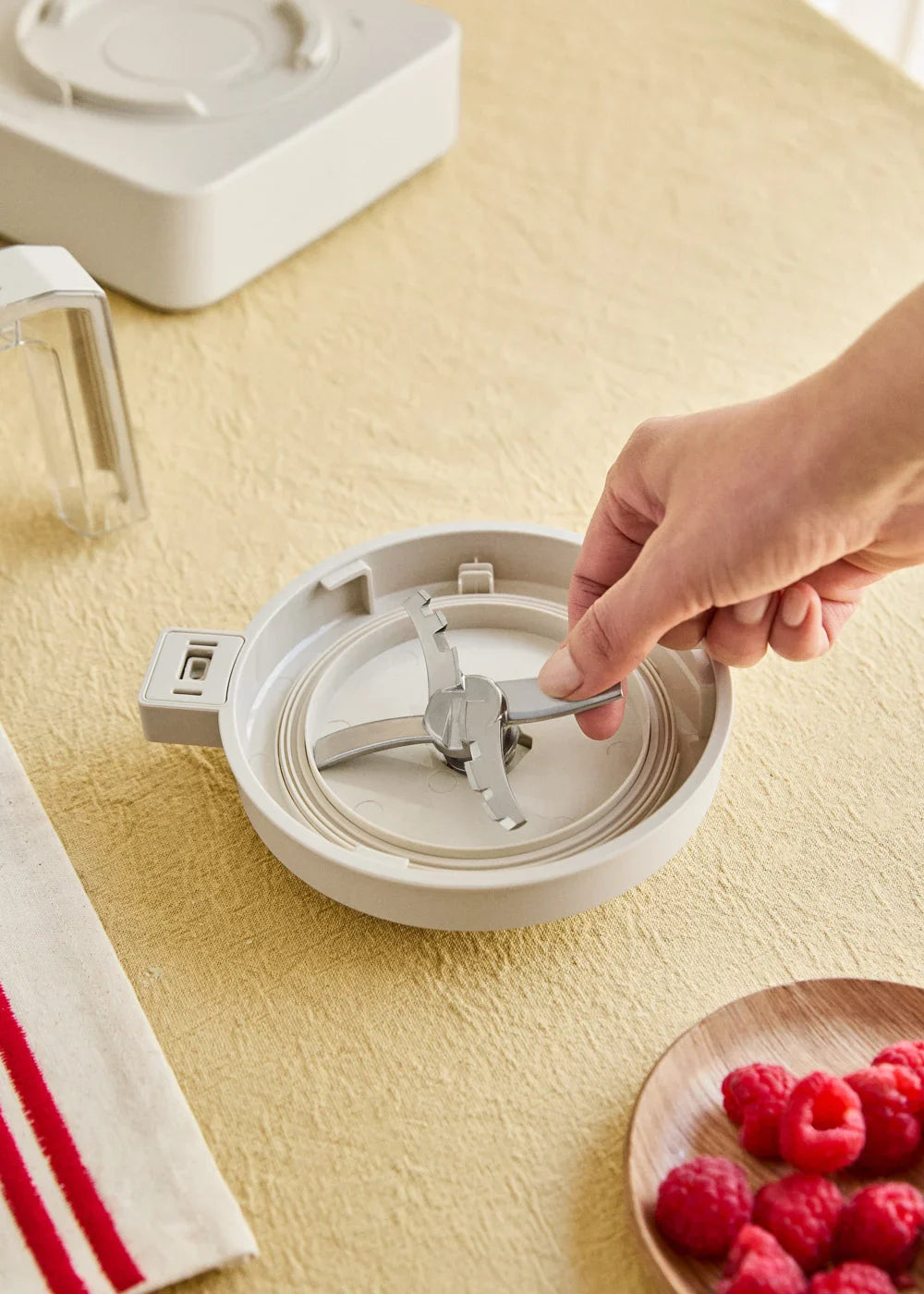 Ice Cream Maker Studio - Sorbetière Multifonction 600Ml - 3 Pots - Blanc Cassé