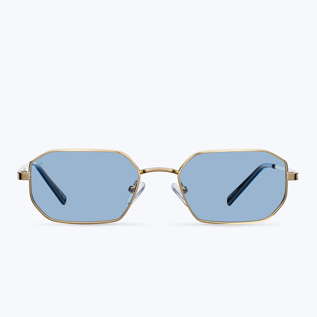 Lunettes De Soleil Idir - Doré Bleu