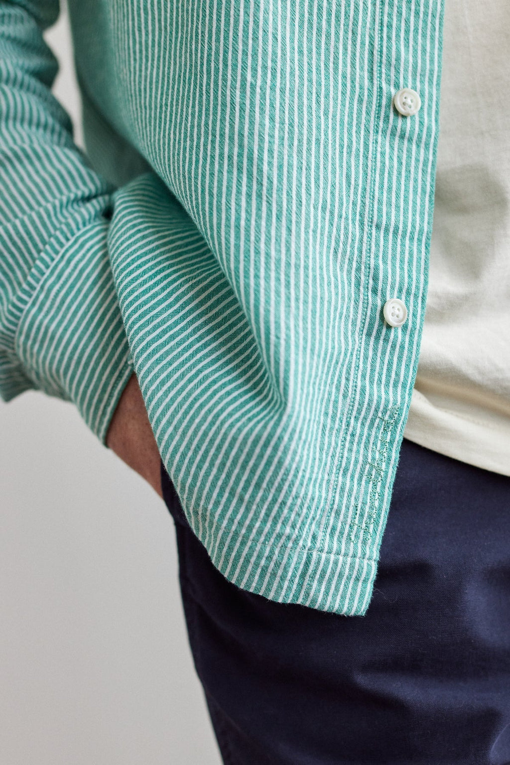 Chemise Ildefonso - Vert Rayures - Homme