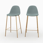 Lot De 2 Tabourets De Bar Henrik - Vert