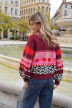 Gilet Cherry On The Cake Bordeaux