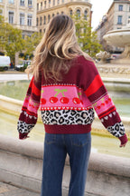 Gilet Cherry On The Cake Bordeaux