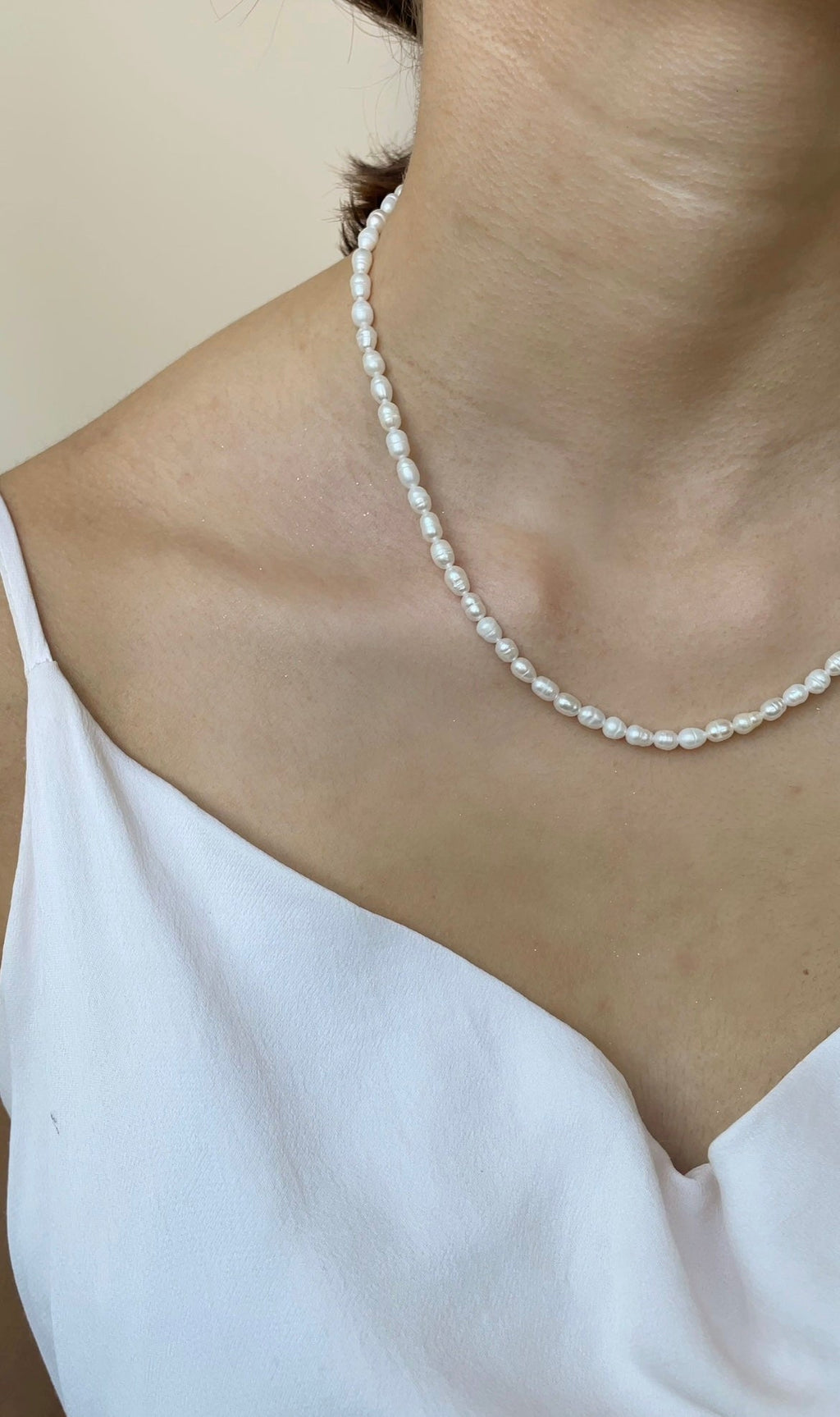 Collier Thin Pearl