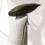 Housse De Coussin Erode - Blanc - 3 Tailles