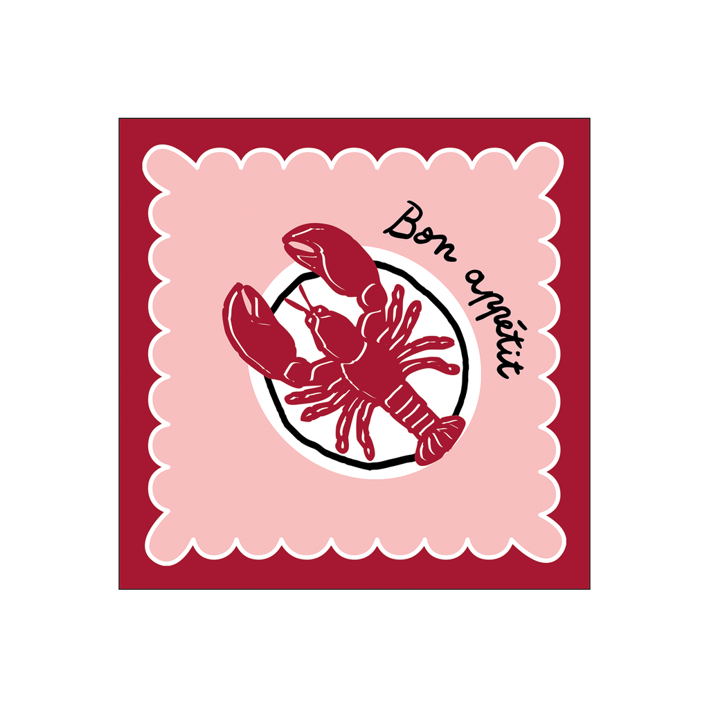 Serviette En Papier Homard