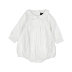 Barboteuse Liege - Cérémonie Lin Blanc