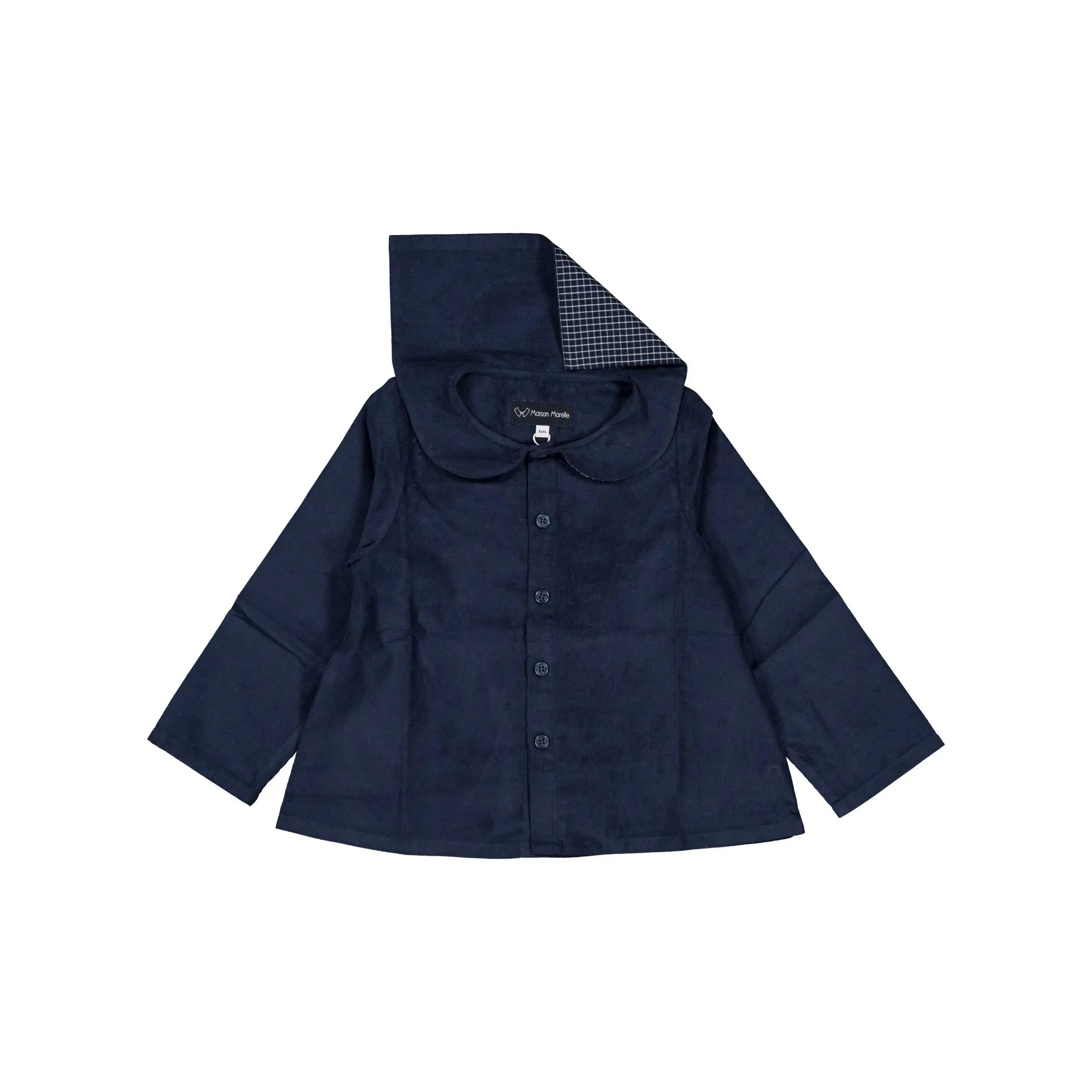 Blouse Monceau - Velours Bleu