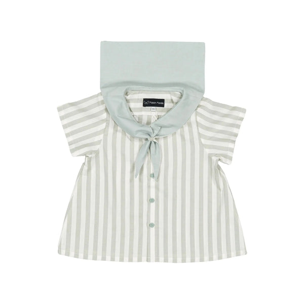 Blouse Monge - Rayé Vert Menthe