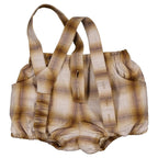Bloomer À Bretelles Ternes - Tartan Miel
