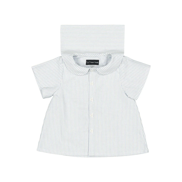 Blouse Monceau - Rayé Bleu Clair