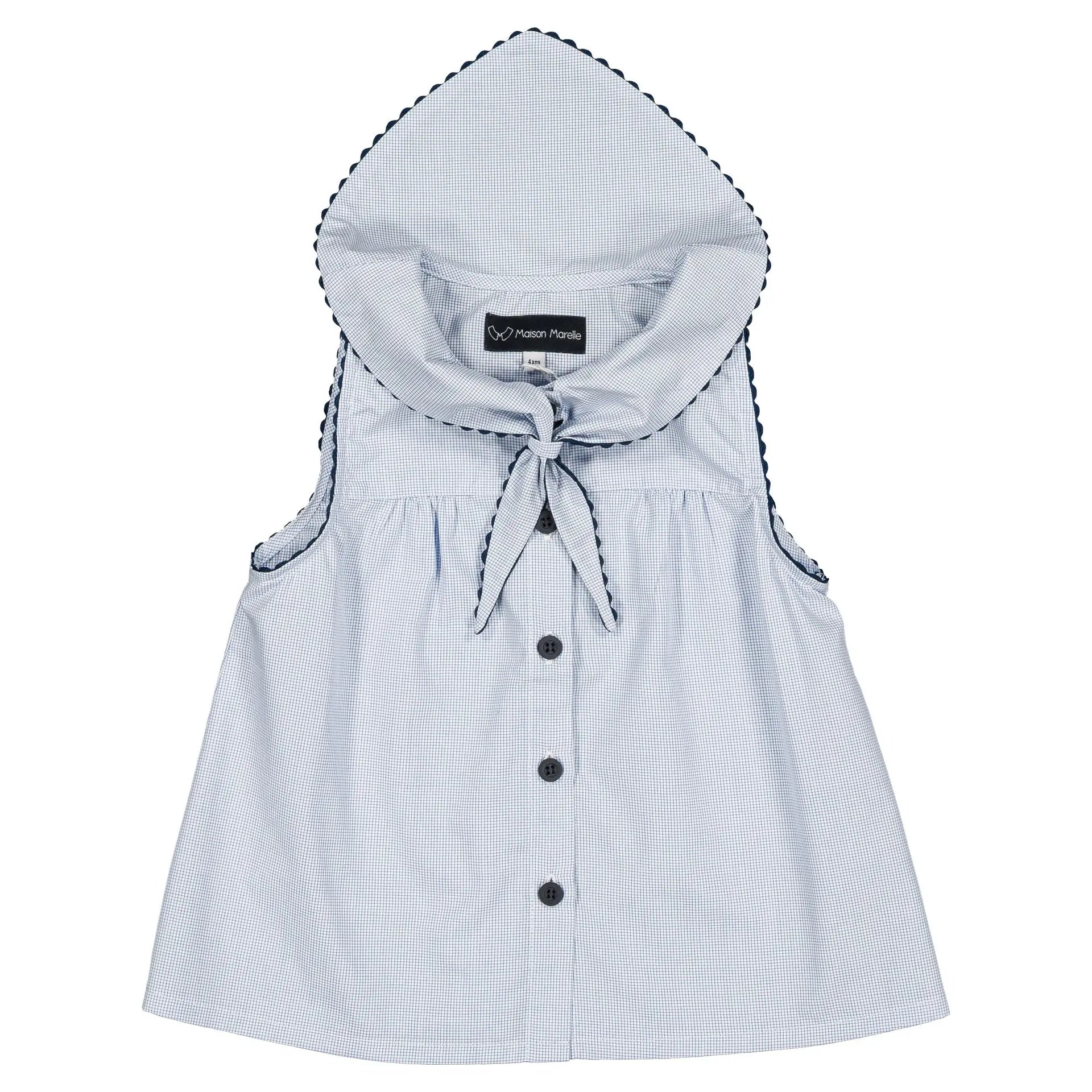 Blouse Trudaine - Petits Carreaux Écolier
