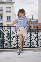 Blouse Marceau - Vichy Bleu