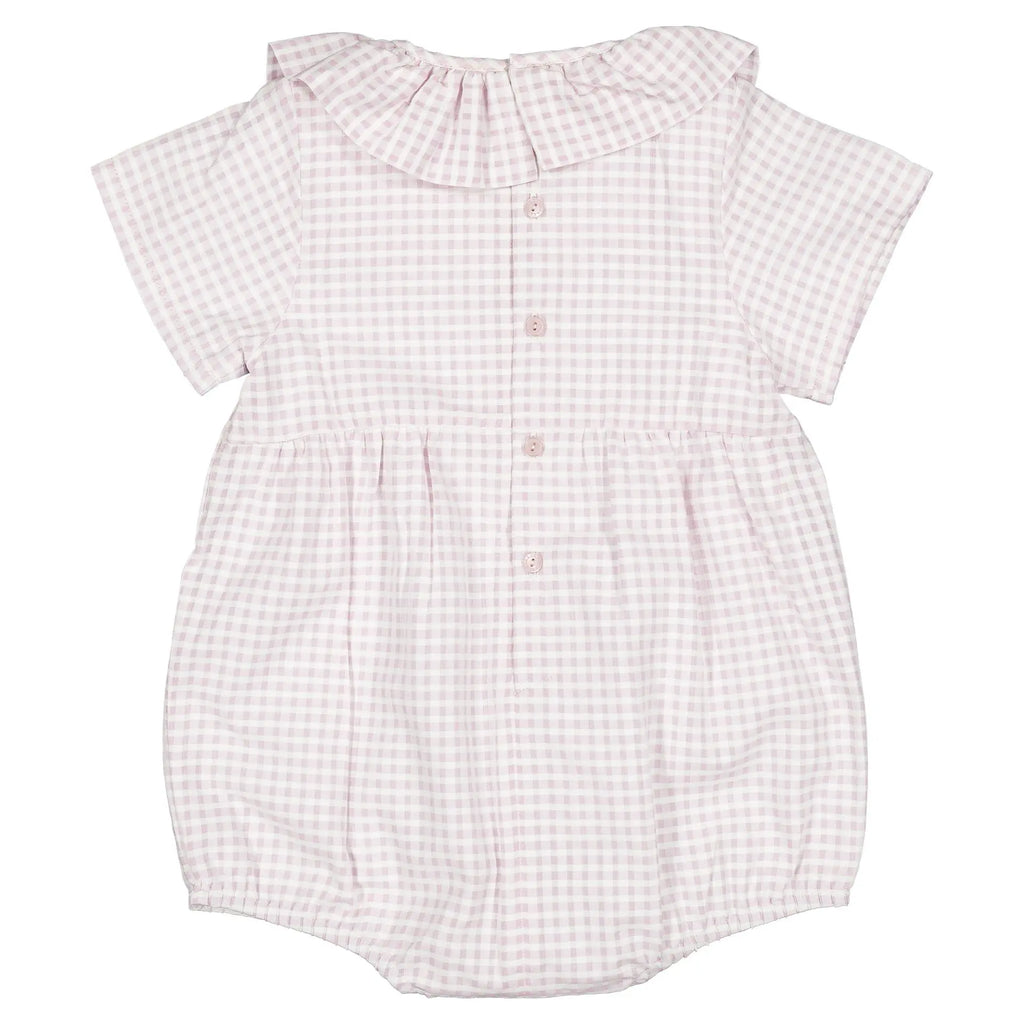 Barboteuse Dupleix - Vichy Rose