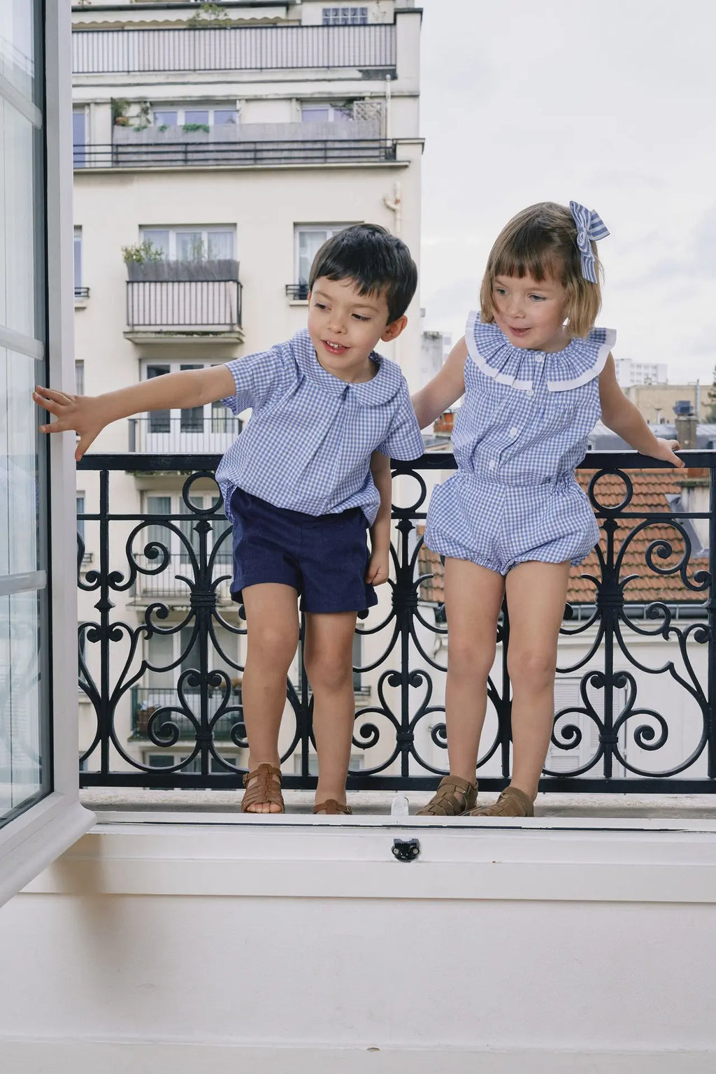 Blouse Marceau - Vichy Bleu