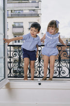 Blouse Marceau - Vichy Bleu