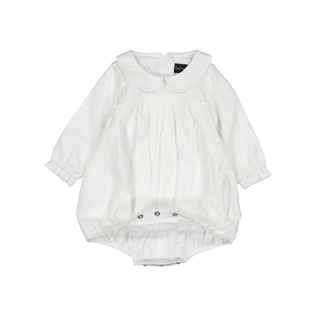 Barboteuse Liege - Cérémonie Lin Blanc
