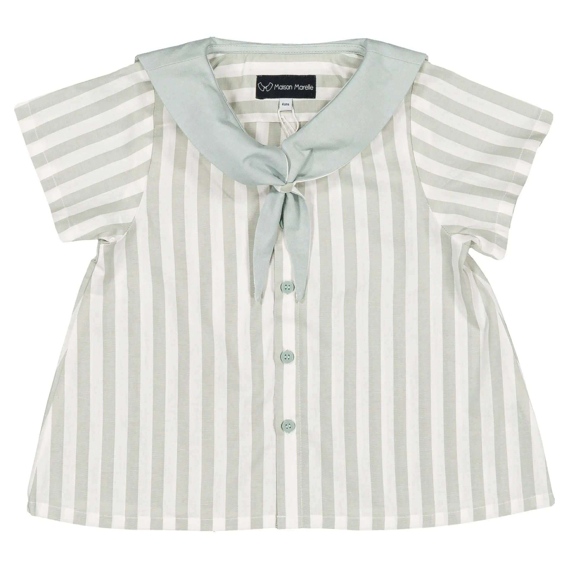 Blouse Monge - Rayé Vert Menthe
