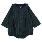 Barboteuse Bac - Tartan Bleu