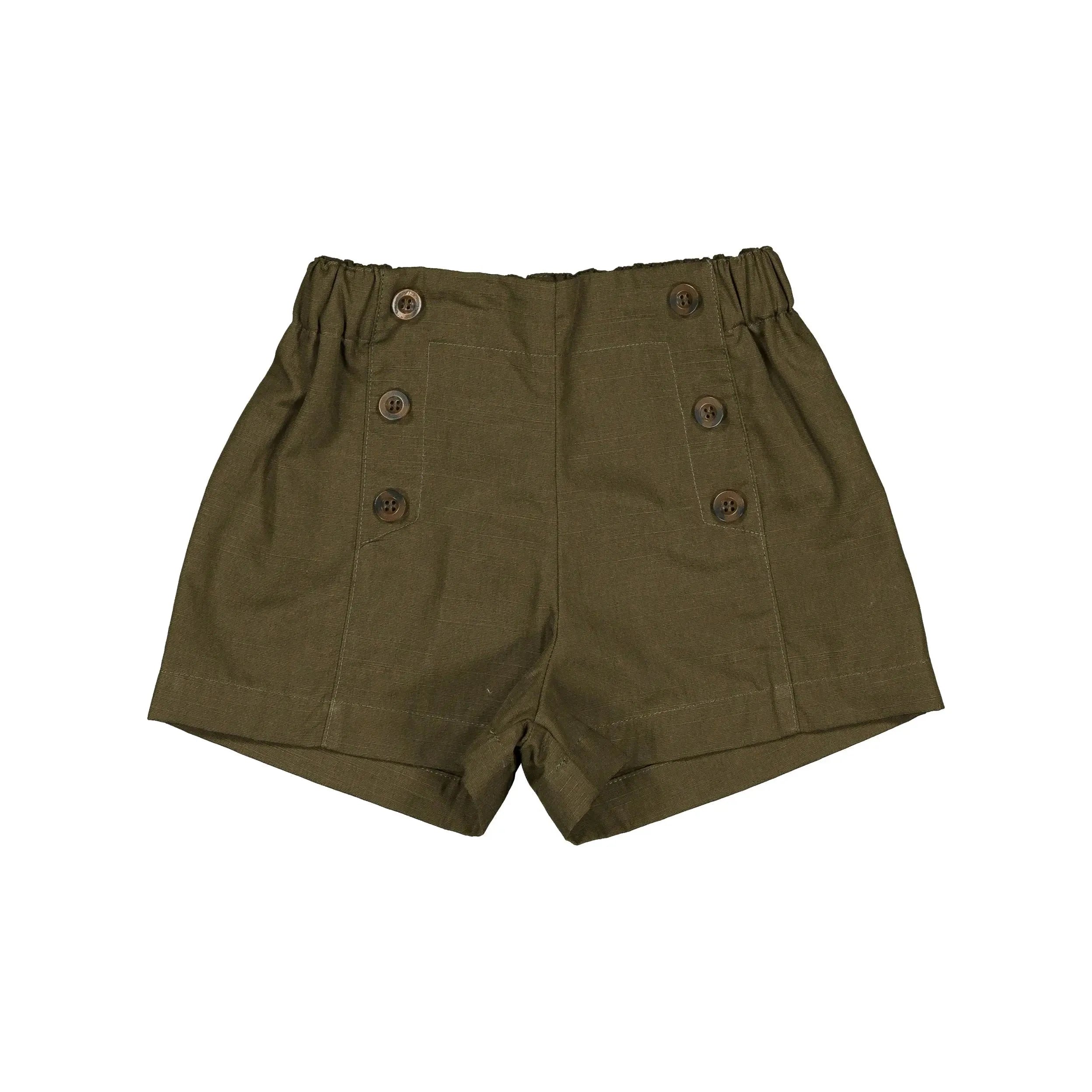 Short Sevres - Lin Vert Olive