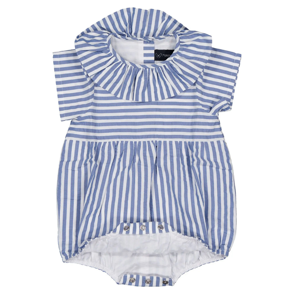 Barboteuse Dupleix - Rayures Bleues