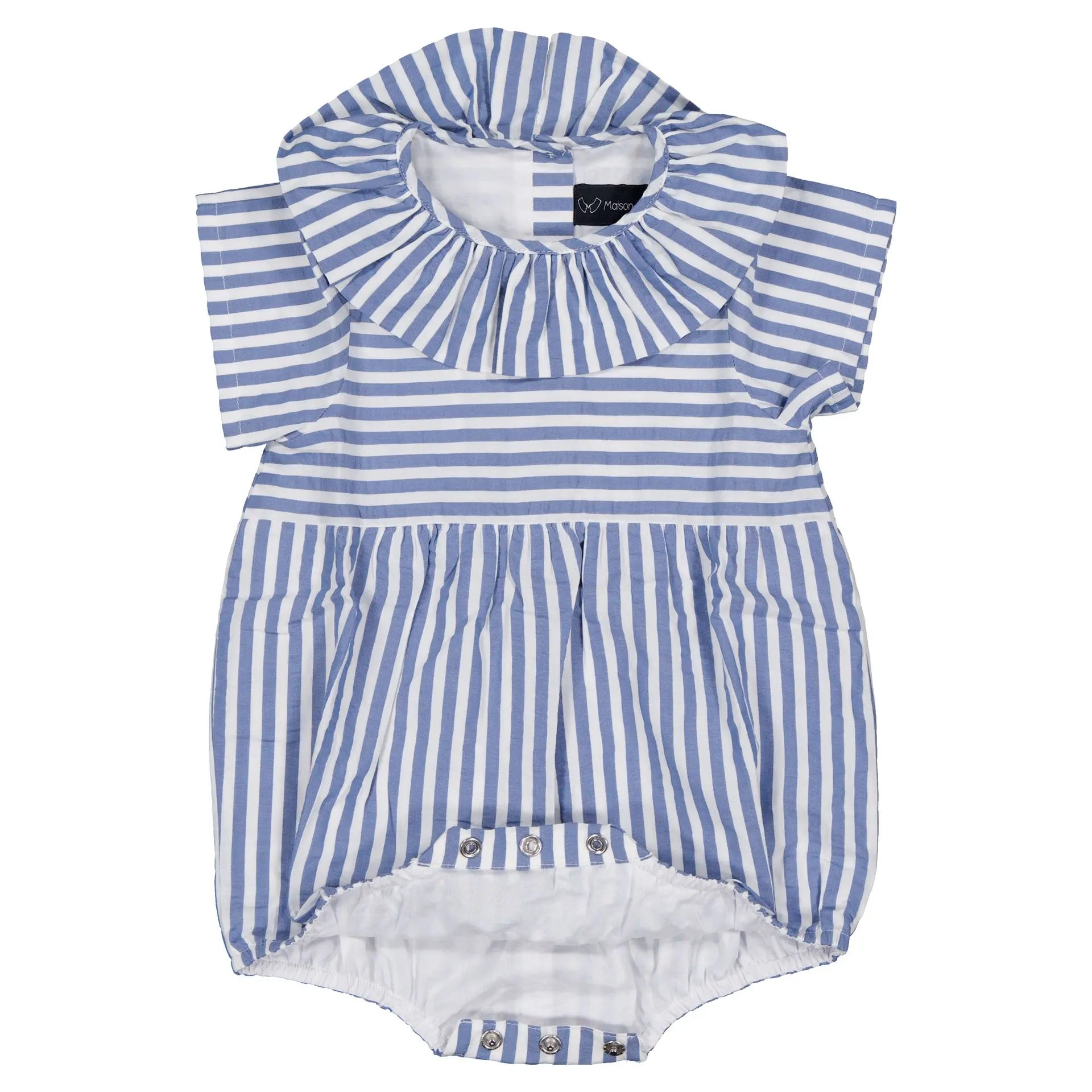 Barboteuse Dupleix - Rayures Bleues