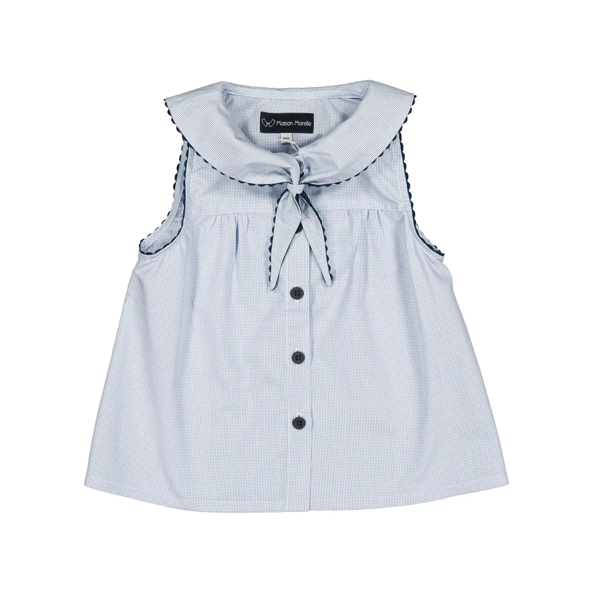 Blouse Trudaine - Petits Carreaux Écolier